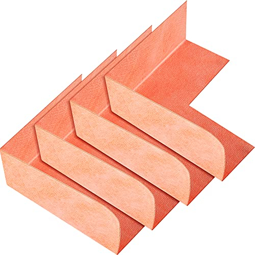 4 Stück Innen Wasserdichte Eckduschmembran Ecke Polyethylen Nahtlose Ecke für Badewanne Dampfbad Dusche (Innenecke)