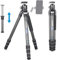 Carbon Fiber Tripod INNOREL KT324C Professional Portable Compact Travel Tripod for DSLR Camera Heavy Duty Stand Support 1.28in/32.5mm Tube with Low Gravity Center Panoramic Ball head Center Column