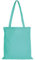 TEXXILLA Baumwolltasche - OEKO-TEX 100 zertifiziert | mit zwei langen Henkeln | 38x42cm | Jutebeutel | Einkaufstasche | unbedruckt, Farbe:mint