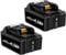 AIMAX 5.5Ah 18V Battery for Makita 2 Packs Li-Ion BL1850 Replacement Battery Compatible with Makita BL1830 BL1860 BL1840 BL1835 BL1845 194204-5 LXT-400 18V Cordless Tools