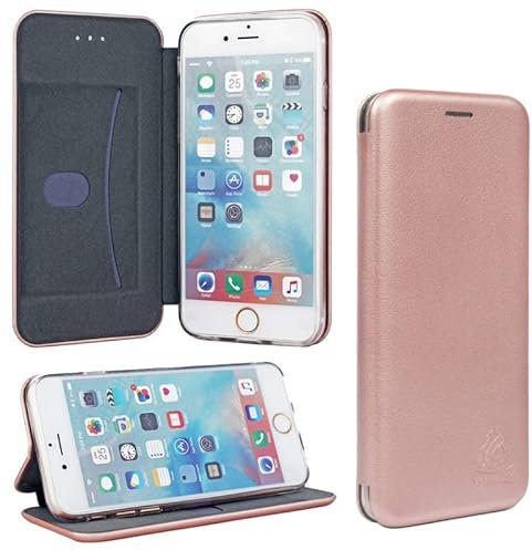 Gorilla Tech 3D Wallet Case for iPhone 12 Mini, Protective Premium PU Leather Shockproof Flip Folio Cover [RFID Block][Card Holder][Kickstand] Compatible with iPhone 12 Mini - Rose Gold