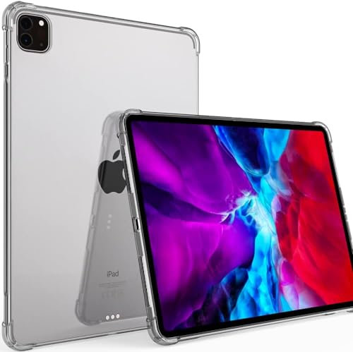 MOBISTAR Clear Case for iPad Pro 11 Inch (2022/2021) - Ultra Slim, Shock Absorbant, Flexible TPU Back Cover