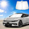 Ruiya Parasol para Parabrisas Delantero Compatible con Kia EV6 GT | GT Line 2021-2024 2025 Parasol Coche Delantero Anti UV Rayos Parabrisas de Coche Parasol Protección Solar para EV6 Accesorios