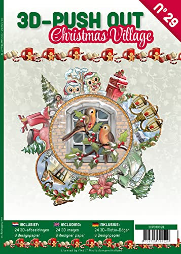 3D-Stanzbogenbuch Christmas Village