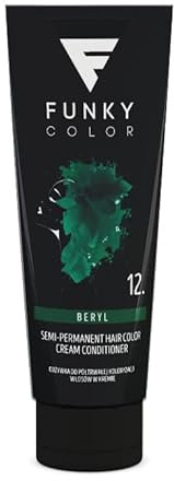 FUNKY COLOR BERYL 12, Semipermanent Haarfärbung, Semipermanent Hair color. (28 Farben)