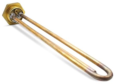 DOJA Barcelona | Resistance Chauffe Eau 1200W | Pack 1 | Resistance Thermoplongeur 230V | Longueur 300mm | Cuivre | Résistance Electrique Chauffante | pour Chauffe Eau Electrique, Ballon Eau Chaude