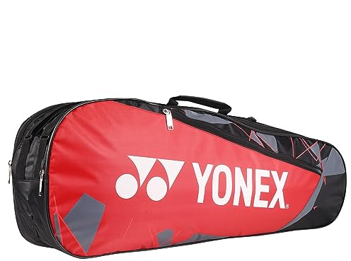 YONEX Badminton KITBAG SUNR 23015 BT5 (Rot Schwarz)
