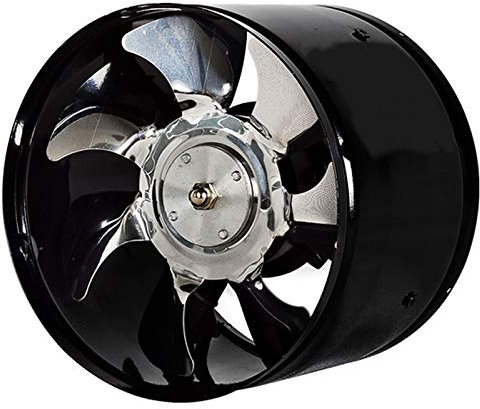 Ventilateur d'échappement haute vitesse de 15,2 cm pour cuisine - Ventilateur industriel en métal - 220 V