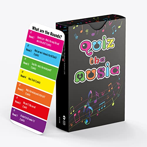Quiz the Music Game - Know your Lyrics? What Year? Who are We? Song Title? Music Quiz through the Decades - 7 Rounds