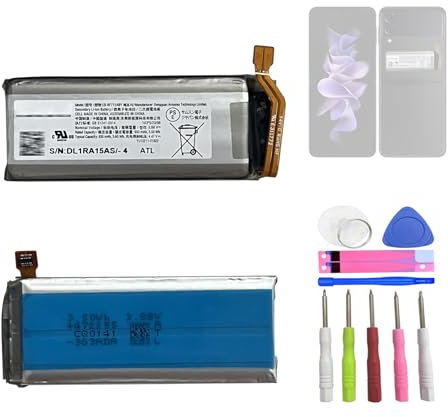 HIGHAKKU Batterie de rechange EB-BF712ABY compatible avec Samsung Galaxy Z Flip3 5G SM-F711 écran principal avec outils