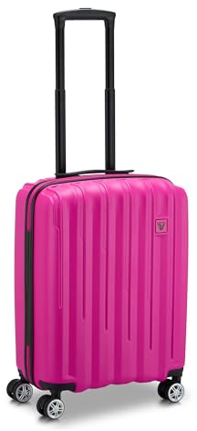 RONCATO Element 2.0 Valigia Trolley Cabina dimensioni 55x40x20 cm, espandibile con zip e con sistema di chiusura TSA - Fucsia