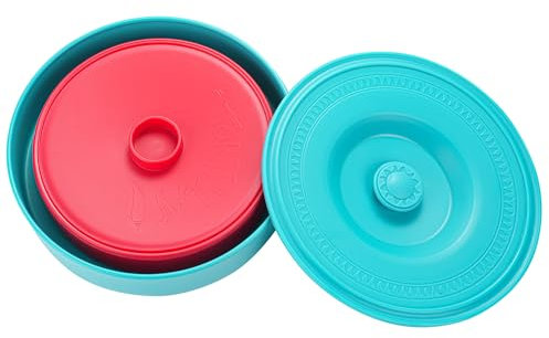 vivicreate Tortilla Warmer, Tortilla Servers, Pancake Keeper, Microwave Safe, Two Sizes, 7inch and 8.5 inch Diameter