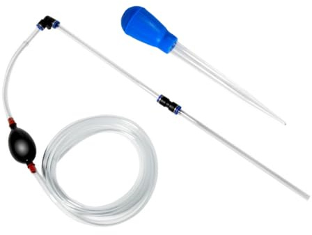 FONDOTIN 1satz Aquarium Schlammsauger Mit Langem Siphon Wasserwechsel Und Reinigungswerkzeug Für Aquarien Handbetrieben Langlebig Einfache Handhabung Zufällige Farben