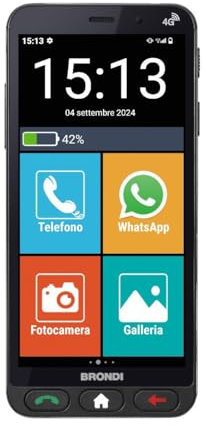 BRONDI Amico Vero 4G - Telefono cellulare Senior