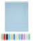 Tende Veneziana in Alluminio su Misura Larghezza 25-165cm Altezza 50-290cm, Privacy, 25mm Persiane Veneziane Orizzontali per Finestre Interne(Light Blue)