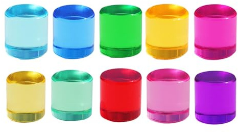 TTETTZ Regenbogen Bausteine Set, Acryl Bausteine Kinder, Acryl-Regenbogen-Jelly-Blöcke für Kinder, Stapelspiel für Die Entwicklung, Acrylbausteine für Lichtexperimente & Bildung, 2.5 cm