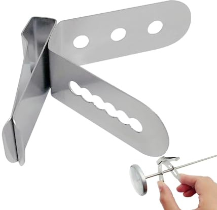 304 Stainless Steel Food Thermometer Clip - BBQ Thermometer Clips
