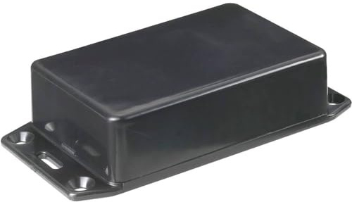 Hammond Enclosure, Multipurpose, Plastic, Black - 1591LFLBK