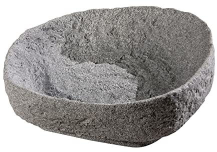 GreenLife Pflanzschale Blumenschale für Regentonne grau Regenwassertank Hinkelstein