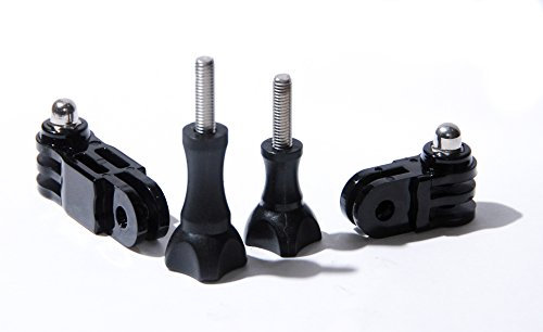 PROtastic 3 Voies Pivot pour GoPro et vis et Fixations SJCAM Caméra d'action pour Casque (Lot de 2)