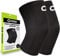 Crucial Compression Knee Sleeve (1 Pair) - Best Knee Braces for Knee Pain for Men & Women - Non-Slip Knee Support for Running, Weightlifting, Basketball, Gym, Workout, Sports