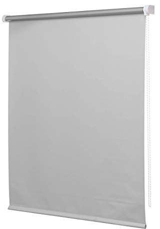 Ventanara® Thermorollo Verdunkelungsrollo Hellgrau inklusive Montagematerial 100 x 160 cm