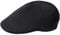 Kangol Tropic 507 Ventair Flatcap Schirmmütze Schiebermütze Sommercap (S (54-55 cm) - schwarz)