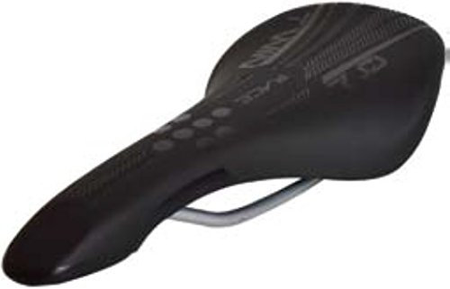 Wittkop 990021200K Sattel MTB/Race Twin 7.0 schwarz, unisex hohe Polsterung zur Druckentlastung