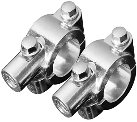 Spiegelhalter Spiegel Halterung Für 7/8 Zoll Lenker Motorrad 10mm Chrome