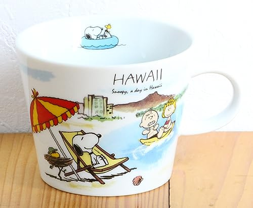 Peanuts Snoopy 3870039 World Travel Mug, Hawaii, Fassungsvermögen: circa 370 ml, Becher