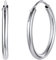 ChicSilver 30mm Silver Hoop Earrings for Women fit Sensitive Ears 925 Sterling Silver Jewelry