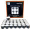 Requisite Needs Lot de 100 bougies chauffe-plat blanches non parfumées Durée de combustion 8 heures