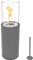 Monster24 runder freistehender Bio-Ethanol Stand-Kamin 80x26x26 cm | schönes Flammenspiel | Bioethanolkamin Outdoor Indoor | Bodenkamin | Standkamin | Terrassenkamin | EN 16647:2015 Zertifiziert