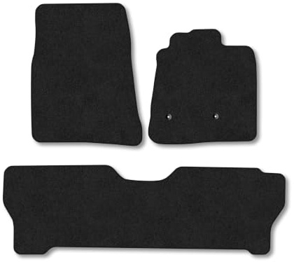 Mitsubishi Shogun (2006-2019) [LWB] Carpet Car Mats | Black Edge Trim Tailored Fit Floor Mats Full Coverage Protection Accessories Easy Clean Anti Slip Made in the UK