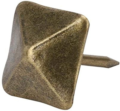 50 Uds tachuelas de tapicería clavo de puerta Retro clavos alfileres Kit cian bronce hierro muebles decorativos hardware tachuelas accesorios(12 x 18mm)