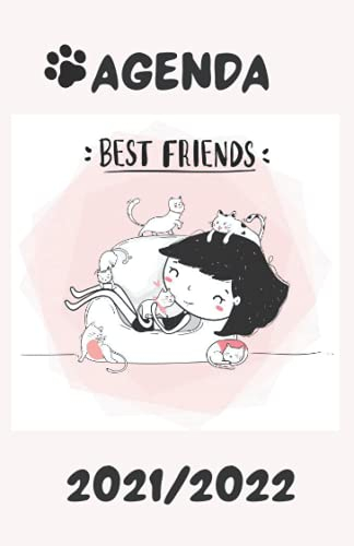 AGENDA SCOLAIRE 2021 2022 BEST FRIEND: Agenda journalier | Emploi du temps | Calendrier | Planificateur