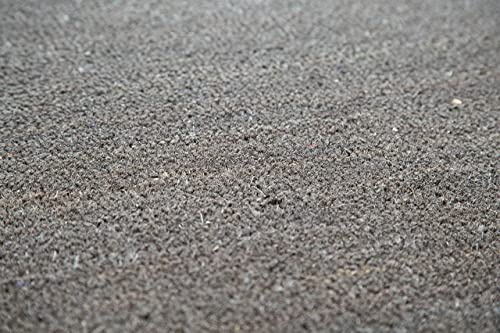 Heavy Duty Grey Coir Entrance Matting - Indoor/Outdoor - 1m or 2m Width - Cut To Size - Heavy Duty Tough Fibres - Hallway, Foyer, Lobby,Reception, Door Mat, Roll (1 metre, 0.40 metre)