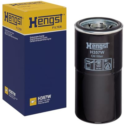 HENGST - Ölfilter H357W - Öl-Anschraubfilter für KFZ | Hochwertiger Motorölfilter für KFZ mit Otto- oder Dieselmotor - Robuster Ölfilter mit hoher Schmutzaufnahmefähigkeit