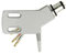 THAKKER CHS-13 - Coque de tête Angulaire en Aluminium léger - Argent | Connecteur SME | pour tonearms Droits | INCL. Câbles Coquille de tête | Cranked Headshell
