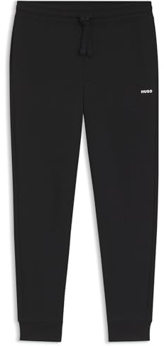 HUGO Mens Dayote232 Cotton Casual Trousers with Elasticated Cuffs