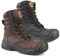 Maxsteel MENS MAXSTEEL LACE UP/ZIP UP GENUINE LEATHER MILITARY COMBAT TACTICAL WATERPROOF SAFETY STEEL TOE CAP BOOTS UK SIZE, 11 UK, Black (MS4B)