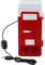 Mini USB Réfrigérateur Compact Personnel Réfrigérateur Portable Réchauffeur Boisson Refroidisseur pour Bureau À Domicile Voiture Dortoir Bateau Chambre(Rouge)
