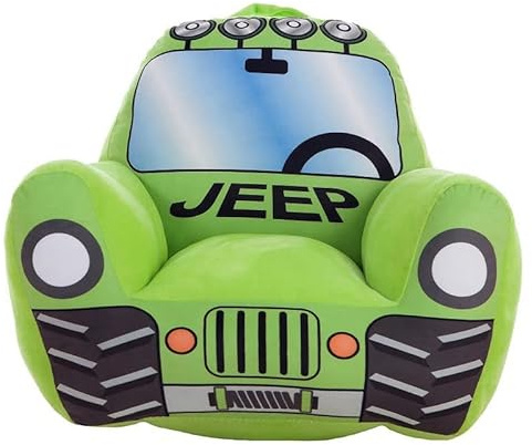 Creaciones Llopis Sillón Infantil para Niños y Niñas (Jeep Verde)