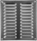 Repa Market Cubierta de ventilación de aluminio de 10 x 11 pulgadas (dimensiones exteriores) – Rejillas de aire de retorno de acero – para techo y pared lateral – HVAC – con pantalla de protección (26