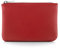 TIESOME Porte Monnaie en polyuréthane avec Fermeture éclair Motif Litchi Mini Portefeuille Portable pour Femme Poche pour pièces de Monnaie Mini Porte-Monnaie pour Femme (Rouge)