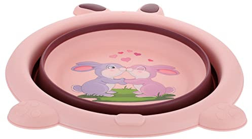 SEWOART Lavabo Plegable Portátil de Cartón Bebés Cuenca de Lavado Ideal Viajes y Uso Casa Perfecto Niños Diseño Divertido y Ahorra Espacio