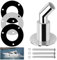 Nizirioo - Tubo di scappamento per scafo, in acciaio inox 316, tubo di scarico per navi, accessori per riscaldamento diesel, tubo di scappamento, accessori per camion, barca, auto (24 mm curvo)