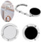 Collazoey Set 2x Gancio Borsa da Tavolo, Porta Borsa da Tavolo Appendi Borsa in Alluminio Pieghevole Antiscivolo Antigraffio, Appendiborsa Scrivania Max 3 kg, per Donne, Ragazza, borsa