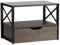 IBUYKE 2 Tier Desktop-Drucker Stand, Mehrzweck-Schreibtisch-Organizer, hölzerne Drucker Stand mit Schublade Lagerung für Ordner, Bücher, für Faxgerät, Scanner, Home Office, grau TLJ006G