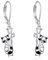 Waschbär Ohrringe für Damen 925 Sterling Silber Panda Ohrhänger Schmuck Geschenk für Frauen Mädchen (Waschbär Ohrringe)